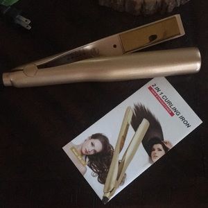 New 2 in 1  Curling Iron in Box